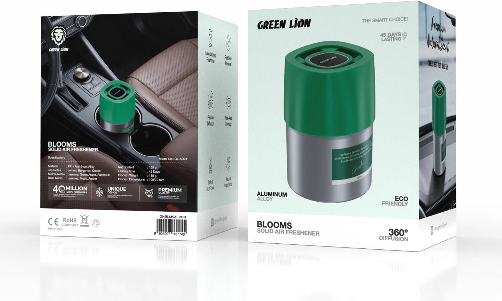 Greenlion Blooms Solid Air Freshner x 2 PC
