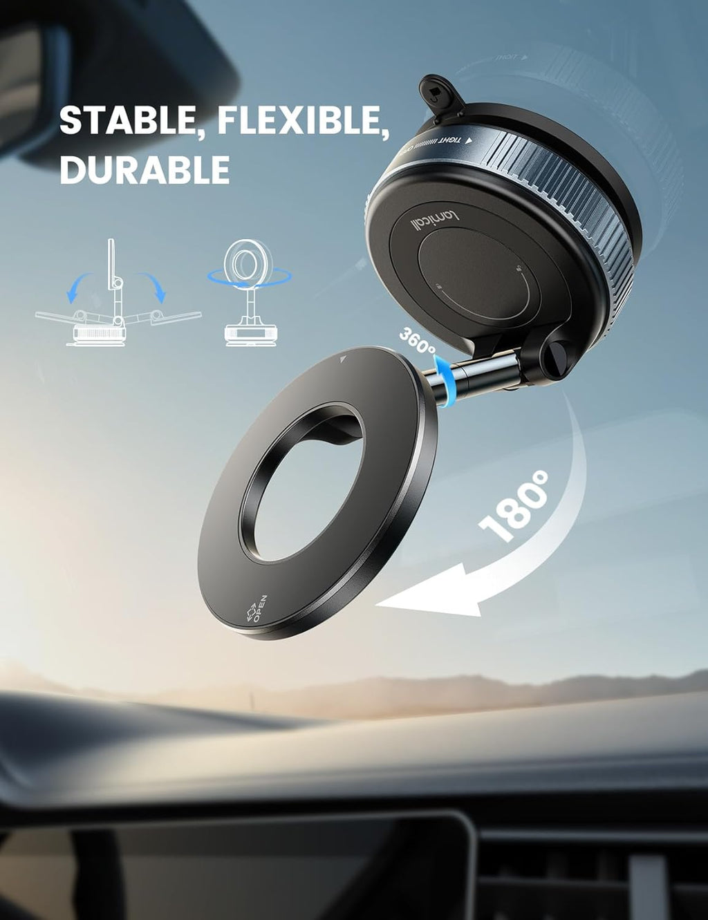 Premium Strong Suction Car Holder