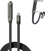 TYPE C - FAST CHARGER FOLDING MOBILE STAND, 90° Angle Plug