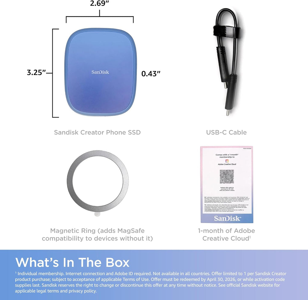 SanDisk Creator Phone SSD 2TB