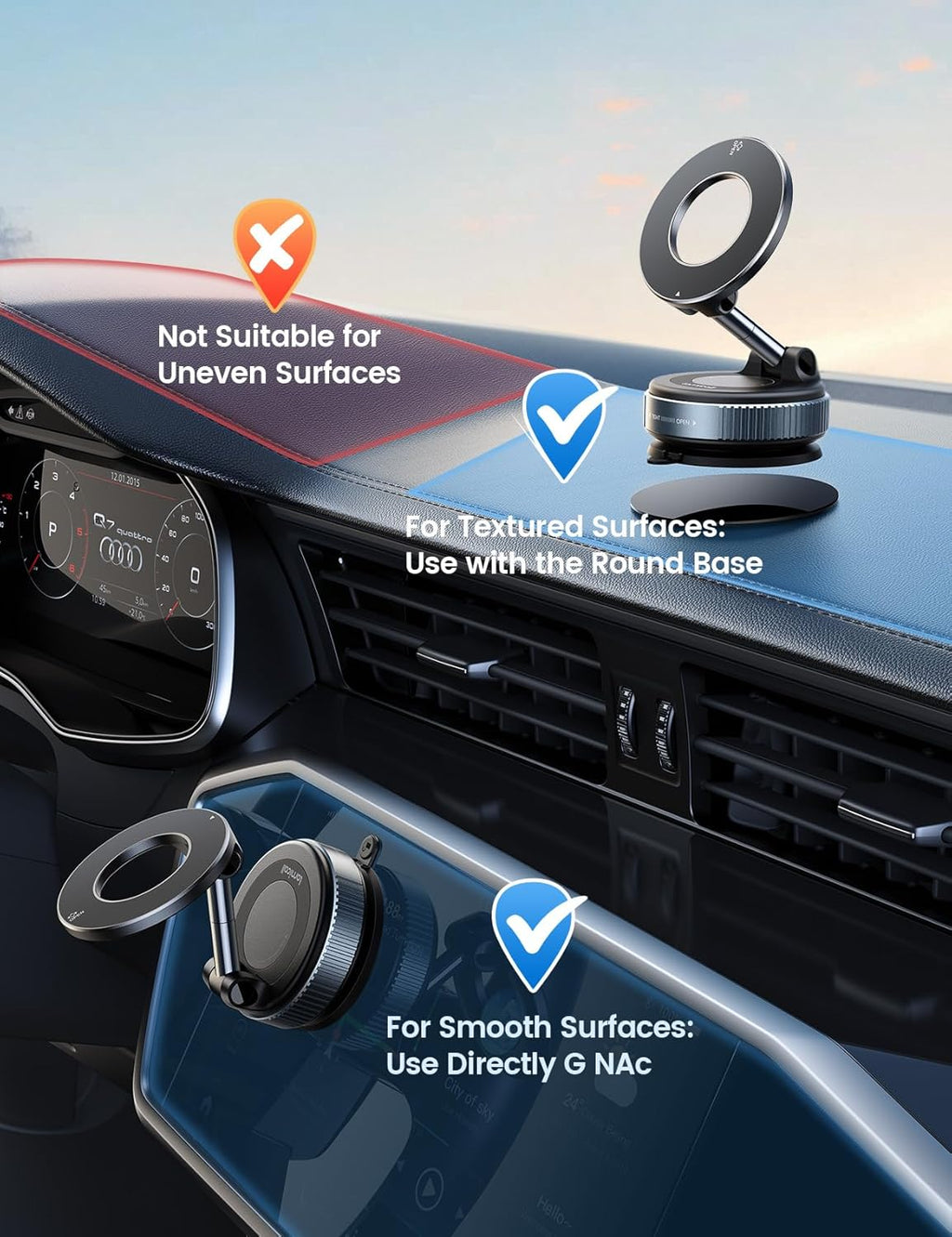 Premium Strong Suction Car Holder