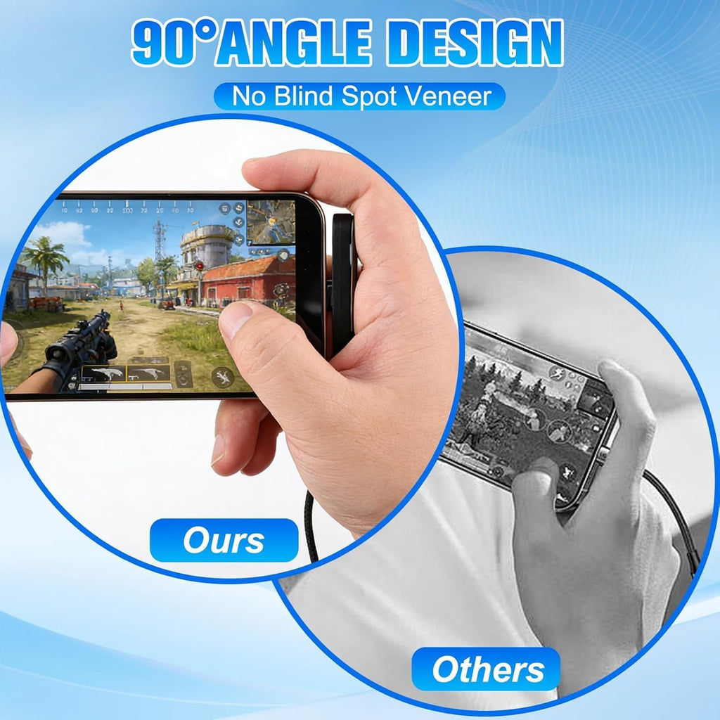 TYPE C - FAST CHARGER FOLDING MOBILE STAND, 90° Angle Plug