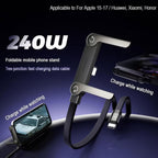 TYPE C - FAST CHARGER FOLDING MOBILE STAND, 90° Angle Plug