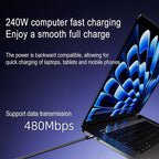 TYPE C - FAST CHARGER FOLDING MOBILE STAND, 90° Angle Plug
