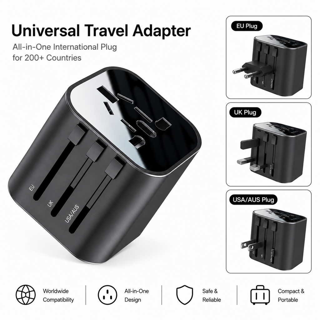 4 in 1 - Universal Travel Adapter