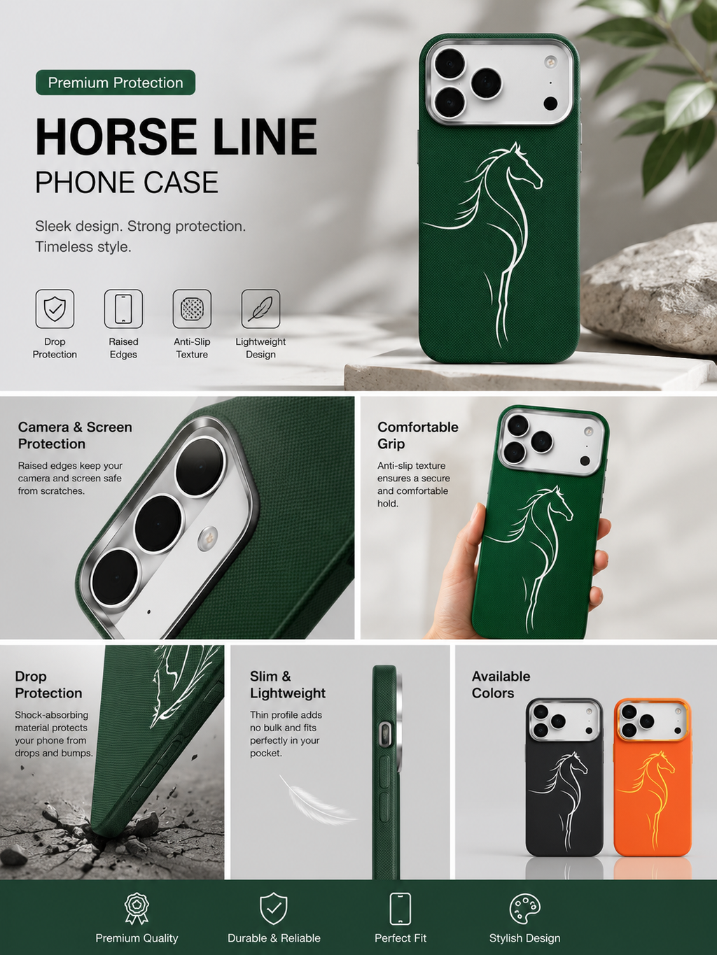 IPHONE PREMIUM HORSE COVER
