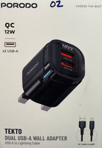 Porodo CHARGER + CABLE ( 2 YEAR WARRANTY )