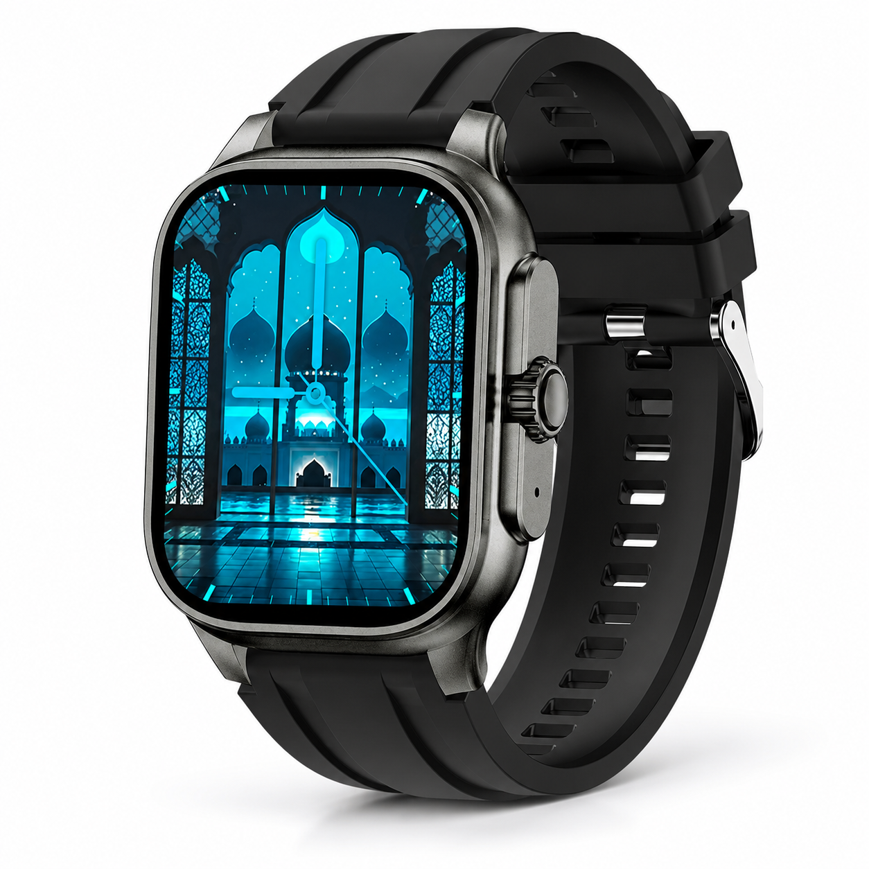 Islamic Smartwatch with Quran Audio, Prayer Reminders and Qibla Compass