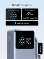 UGREEN Nexode Pro Power Bank 10000mAh 45W with Built-in Cable